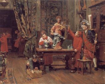 保羅 查爾斯 肖卡納 莫羅 Choirboys in the Sacristy 保羅 查爾斯 肖卡納 莫羅 Choirboys in the Sacristy